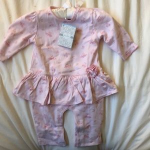 Kissy Kissy NWT Pink Prima Ballerina Playsuit